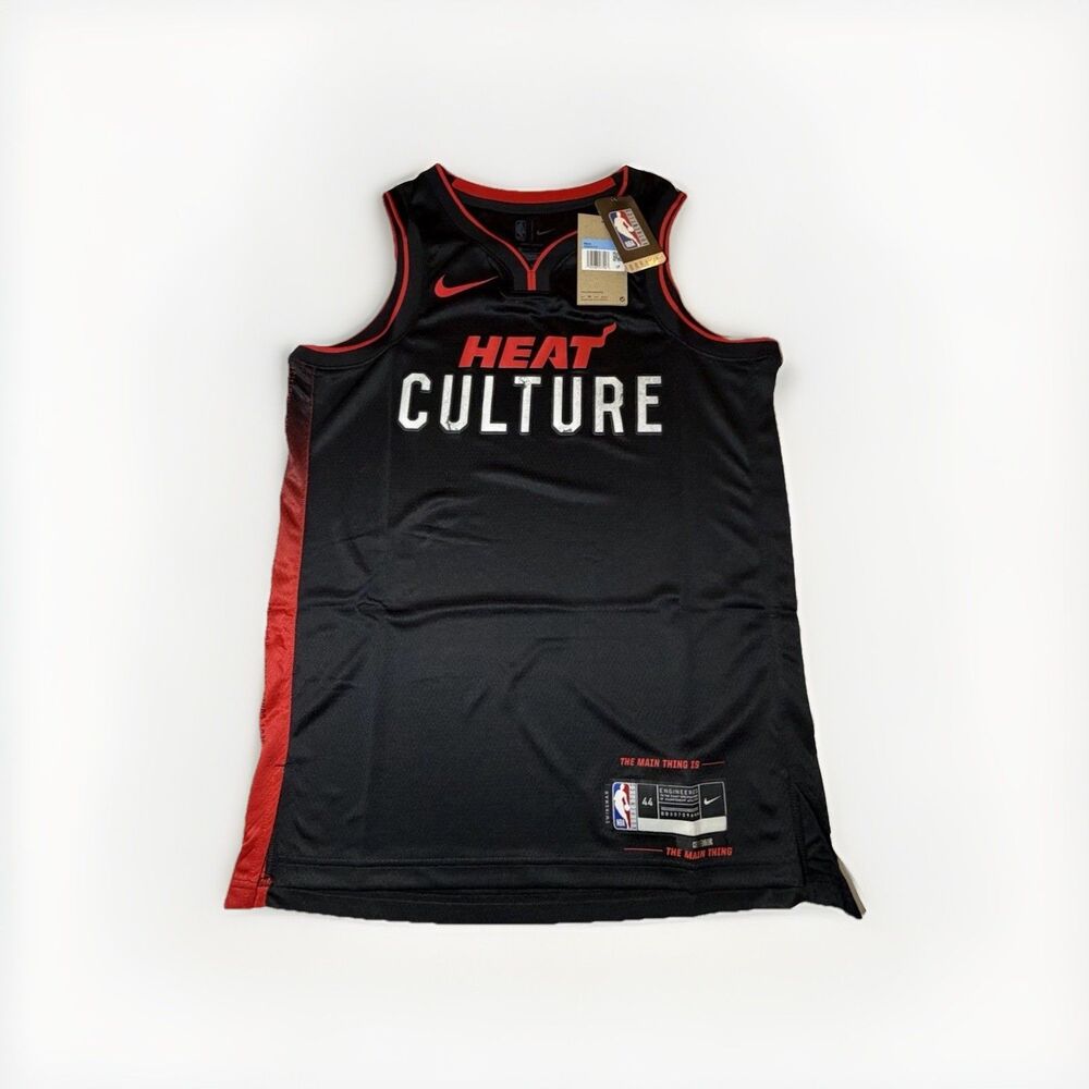 NWT Nike Miami Heat Culture City Edition NBA Jersey Men’s Medium Black Dri Fit